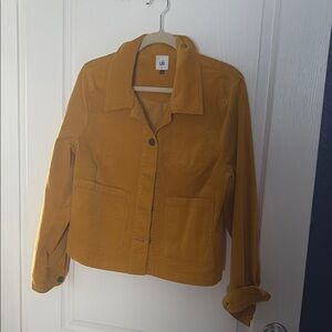 CAbi Yellow Utility Jacket Lightweight Casual